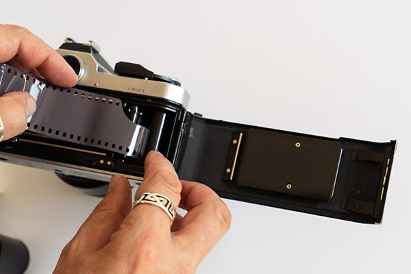 How to load film into a camera