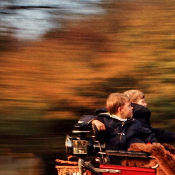 Panning with a slow shutter speed 
